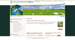 Desktop Screenshot of environnement-namur.be