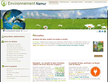 Tablet Screenshot of environnement-namur.be